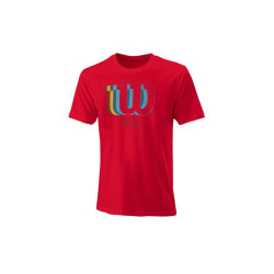 Camiseta Wilson PADEL BLUR W TCH TEE Infrared
