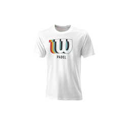 Camiseta Wilson PADEL BLUR W TCH TEE White