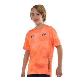 Camiseta Bullpadel Vaupes junior 2021 naranja fluor