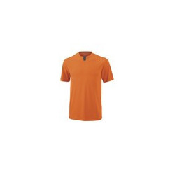 Camiseta Wilson Hombre Henley Carrot Ebony