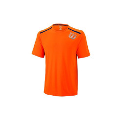 Camiseta Wilson hombre SP Linear blur Print Crew Clementine