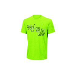 Camiseta Wilson hombre Staked Tech Tee Granny green heather