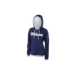 Sudadera Wilson mujer Team Script Fz Hoody Blue Depths