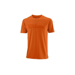 Camiseta Wilson hombre UWII SCRIPT TECH TEE naranja