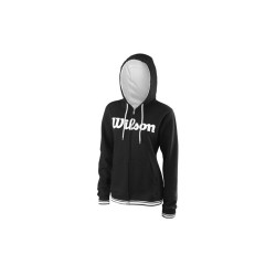 Sudadera Wilson mujer Team Script Fz Hoody Black