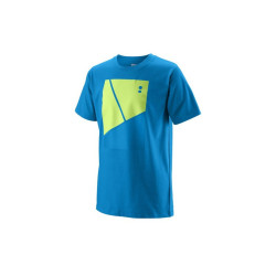 Camiseta Wilson niño Tramline Tech Tee Brilliant Blue